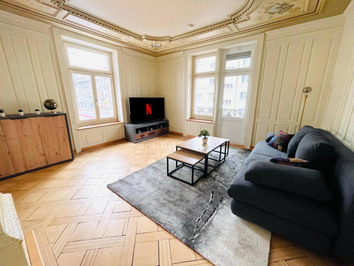 Beautiful, Bright, Large Apartment With Balcony Smarttv サンクト・ガーレン エクステリア 写真