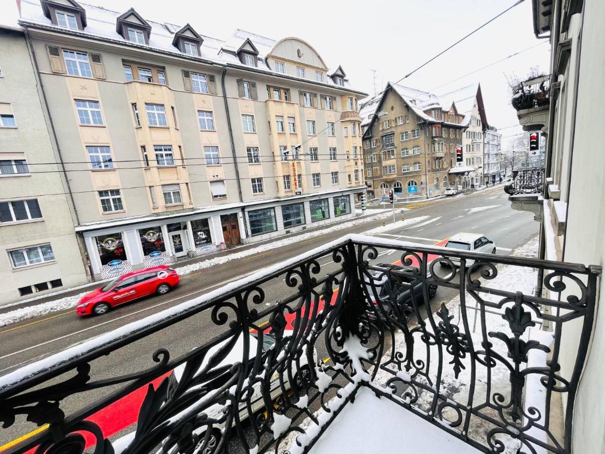 Beautiful, Bright, Large Apartment With Balcony Smarttv サンクト・ガーレン エクステリア 写真